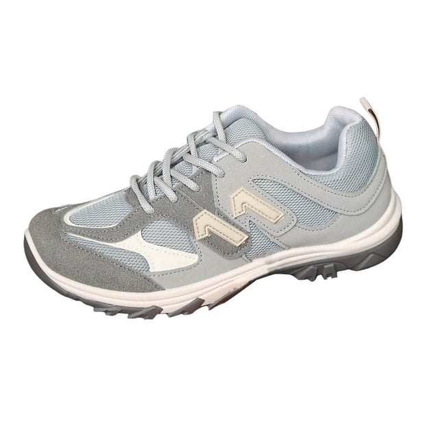 DXOUPM Chaussures de Course pour Femmes Dames Espadrilles Légères à la Mode Chaussures de Sport en Maille Respirante
