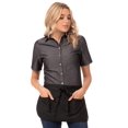 thumbnail image 1 of Delantal Reversible para Camarera Chef Works Negro Talla Única, 1 of 2