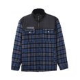 thumbnail image 5 of Ma Croix Men's Plaid Zip-Up Sherpa Lined Thermal Fleece Padded Cotton Jacket, 5 of 7