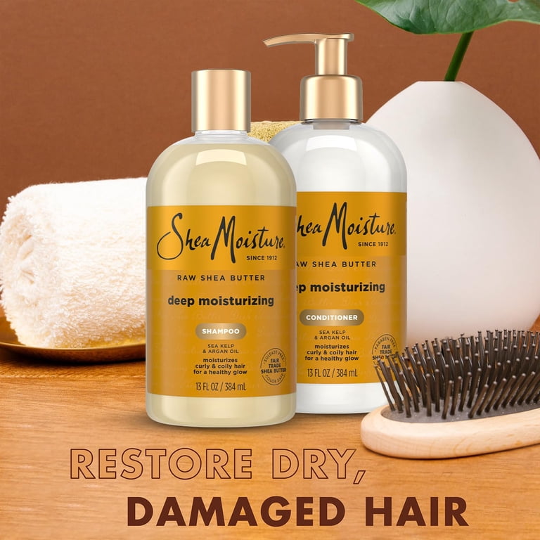Shea Moisture Raw Shea Butter Shampoo & Conditioner Set, Deep