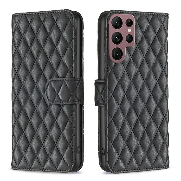 Allytech Case for Galaxy S23 Ultra Wallet Case, Premium PU Leather Flip Case with Card Holder Slots Kickstand Magnetic Closure Case for Samsung Galaxy S23 Ultra 6.8 inch 5G 2023, Black