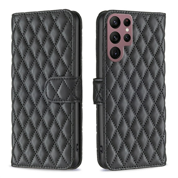 Allytech Case for Galaxy S23 Ultra Wallet Case, Premium PU Leather Flip Case with Card Holder Slots Kickstand Magnetic Closure Case for Samsung Galaxy S23 Ultra 6.8 inch 5G 2023, Black