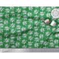 thumbnail image 3 of Soimoi Green Cotton Cambric Fabric Artistic Leaf & Floral Print Fabric by Yard 42 Inch Wide, 3 of 3