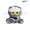 8in/20cm, variant on Decorative Cat Plush with Soft Scarf, Minimalist Neutral Stuffed Plush Figure, Ultra Soft Short Pile Plush for Sofa Bed Shelf Home Room Décor Gift