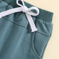 thumbnail image 5 of HCNTES Baby Boy Winter Clothes Baby Boy Clothes Long Sleeve Sweatshirt Toddler Boy Winter Pants Set Christmas Long Sleeve Color Block Pullover Tops Trumpet Pants Outfits, 5 of 5