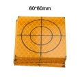 thumbnail image 1 of Reflector Sheet Reflector Target 100Pcs 20/30/40/50/60Mm Acrylic Crosshairs, 1 of 8