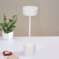 thumbnail image 1 of Lampe de Table Sans Fil, Lampe de Table à Piles Rechargeable Moderne Minimaliste 3 Lumières Gradation Continue USB LED pour Extérieur Patio Restaurant Maison Chambre Bars, 1 of 8