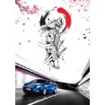 thumbnail image 1 of Carteles de coches deportivos de lujo para habitación, pintura en lienzo impresa, arte japonés, decoración de pared del hogar, regalo de imágenes, famosos, Cars JDM GTR 911, 1 of 4
