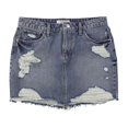 thumbnail image 1 of Falda vaquera desgastada Guess mujer azul pequeña, 1 of 2
