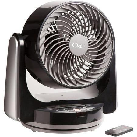 

Ozeri - OZF6 Brezza III Dual Oscillating 10 High Velocity Desk Fan Black/Gray