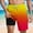 Yellow, variant on Hvot&aat Mens Trendy Ombre Printed Shorts Quick-Dry Lightweight Stretch Pants Elastic Waist Beach Shorts