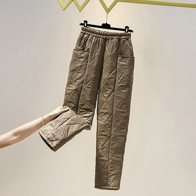 DPTALR Décontracté Femmes Uni Extensible Dames Taille Haute Garder au Chaud Pantalon Long Pantalon Pleine Longueur Leggings