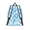thumbnail image 4 of Casual Canvas Backpack Without Interlayer Large Capacity Stick Bag Design For Outdoor Shopping Office Outdoor Sports Lightskyblue Moroccan Trellis Hand-Drawn Sketch_2 Medium, 4 of 7