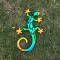 thumbnail image 4 of Cheer.US Metal Gecko Wall Art, Lizard Wall Decor, Garden Wall Decor Sculpture Hang,Metal Hanging Wall Art Sculpture for Indoor Outdoor Home Bedroom Living Room, 4 of 7