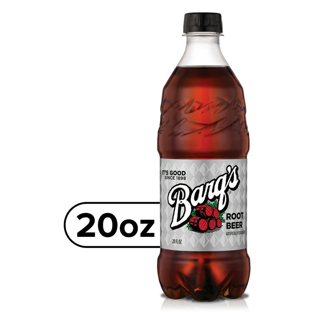 Barq's Root Beer Soda Soft Drink, 20 fl oz