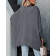 thumbnail image 3 of Yesfashion Womens Open Front Cardigans Long Sleeve Lightweight Loose Knit Casual Sweater Outwear, 3 of 5