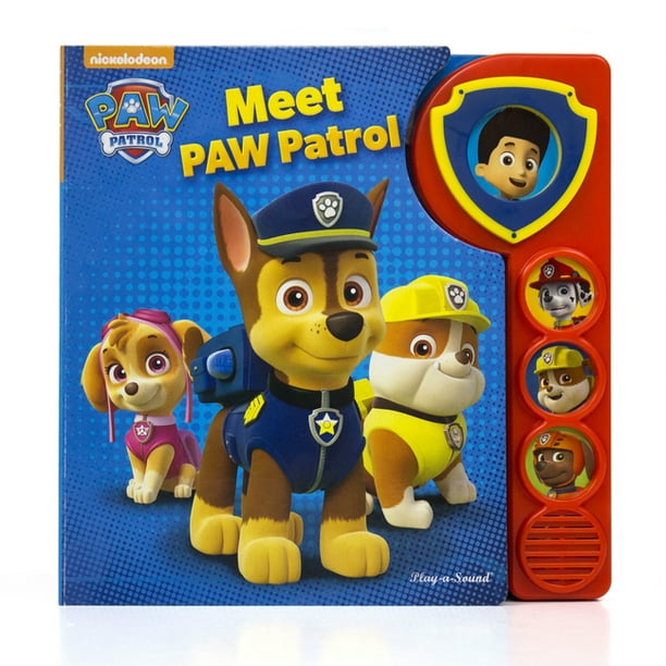 paw patrol book and figures