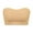 Complexion, variant on Women's Wireless Front Closure Strapless Bra with Push-Up Design, Bandeau Style for Comfort, Seamless Look under Clothing, Ideal for Off-Shoulder Tops,Light Brown 32
