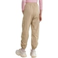 thumbnail image 2 of iiniim Little Junior Girls Elastic Waist Cargo Pants Fashion Casual Trousers for Street Hip Hop Dance Costume Bottoms Beige 12, 2 of 7
