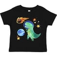 thumbnail image 3 of Inktastic Tyrannosaurus Rex Vs. Meteor Fun Space Dinosaur Boys or Girls Toddler T-Shirt, 3 of 5