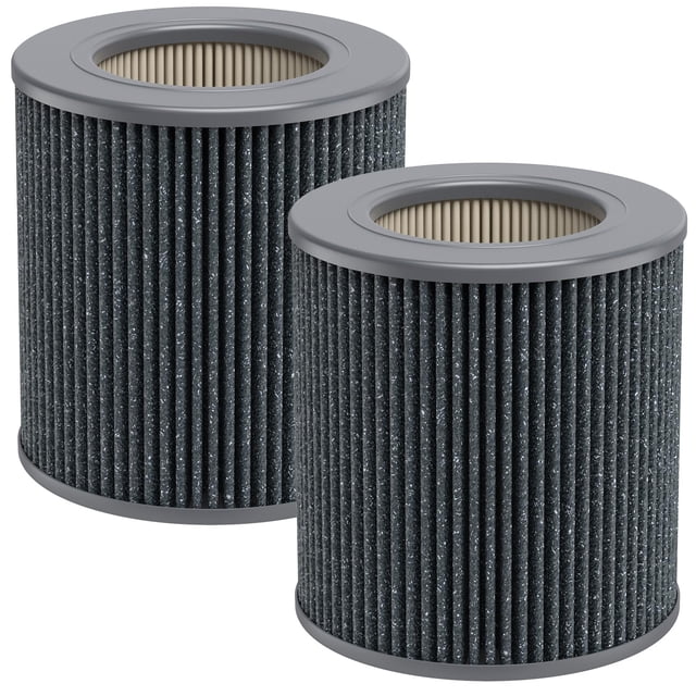 2 Pack Air Mini PECO-HEPA Replacement Filters Compatible with Moleku-le Tri-Power Air Mini and Air Mini + Air Purifiers, 3-in-1 H