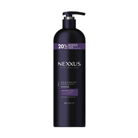 Nexxus Keraphix for Damaged Hair Shampoo, 16.5 oz (Best Hair Care Shampoo)