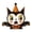 A, variant on Halloween Vintage Retro Mini Wooden Figurine Set, Cute Cartoon Ghost Owl Bat Cat Pumpkin Skull Tabletop Statues, Fall Harvest Tiered Tray Mantel Decor & Holiday Novelty Gift