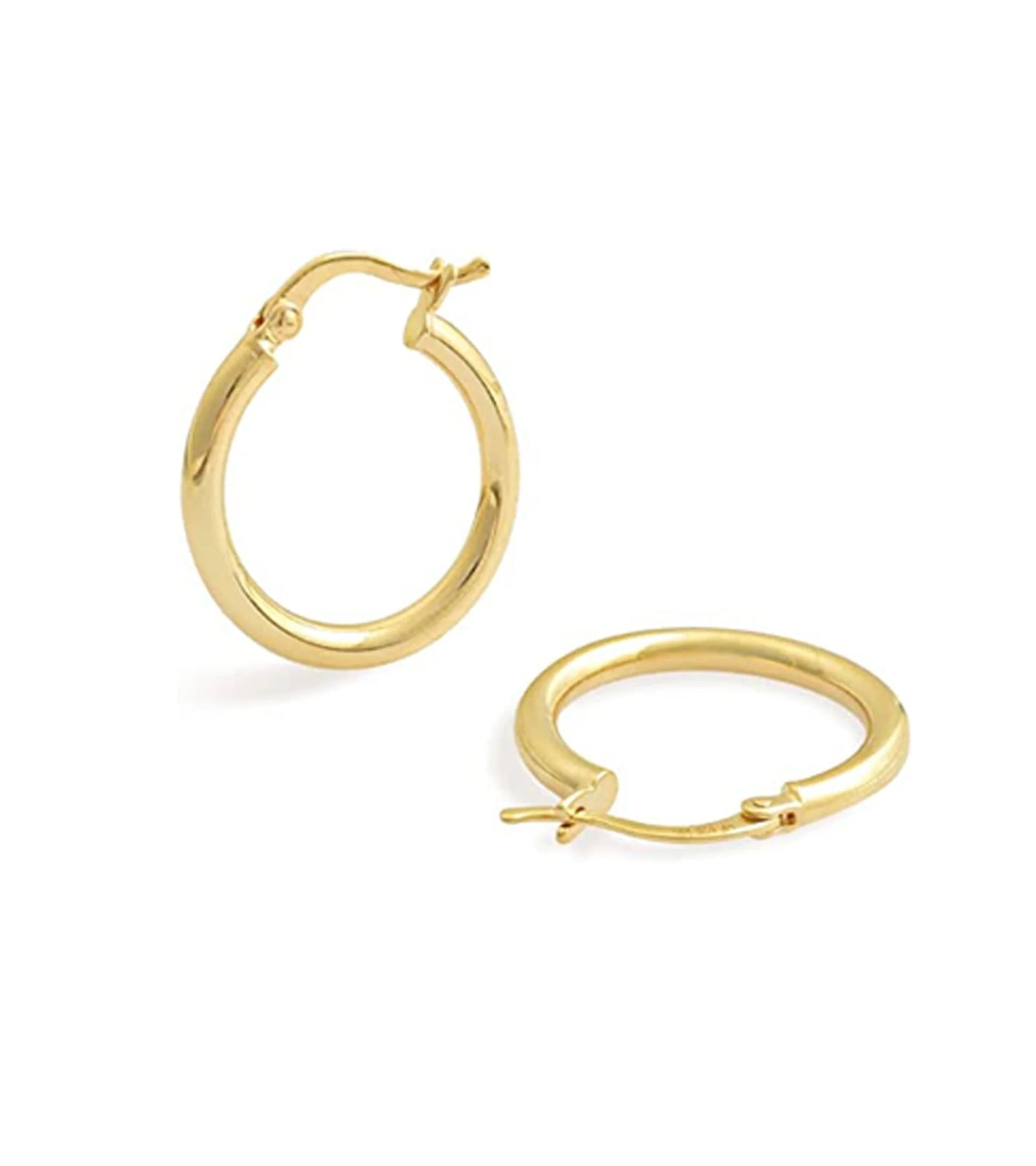 Jewelry Atelier Gold Hoop Earrings Collection - 14K Solid Yellow Gold Filled Earrings Stylish Gold Earrings for Women with Different Occasions & Styles
