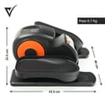 thumbnail image 3 of Mini Máquina Elíptica Compacta - 12 Niveles de Resistencia y 5 Velocidades - Mejora Movilidad y Alivia Cansancio Muscular, 3 of 6