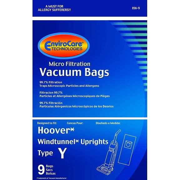 Replacement Part For Hoover EnviroCare Micro Filtration Vacuum Cleaner Dust Bags made to fit Windtunnel Upright Type Y 36 Bags
