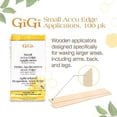 thumbnail image 2 of Aplicadores de Cera Gigi Accu Edge Pequeños 100 Recuentos, 2 of 3