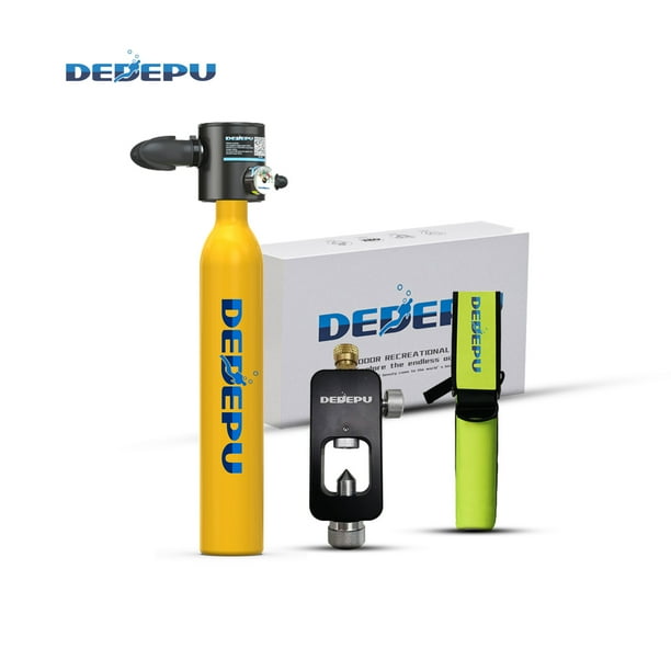 Tank Diving Gear for Diver 0.5L Mini Scuba Tank Oxygen Cylinder with 10