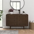 thumbnail image 5 of Pemberley Row Solid Wood Brown Double Dresser Rectangular Durable 47"W x 13"D Unassembled, 5 of 9