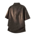 thumbnail image 5 of ZVNAΖH Men's Retro Star Print Shirt, Short Sleeve Collared Button Down Top for Summer Vacation & Daily, S-5XL, 5 of 5