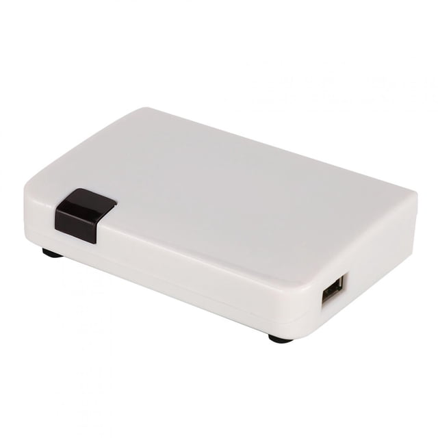 AV Synchronization Portable Support 1080P Compact HD Signal To Wired Signal Converter Box, To RF Converter, With Remote Control For TV White