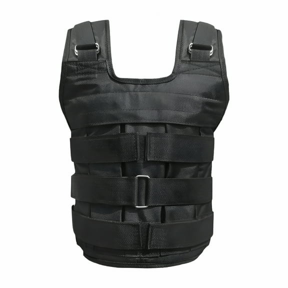 TELOLY Adjustable Weighted Vest Body Weight Vest Heavy Duty Gym Weight Loading Vest Can hold 110LB