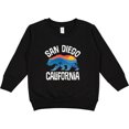 thumbnail image 2 of Inktastic San Diego California Bear Sunset Toddler Sweatshirt, 2 of 4