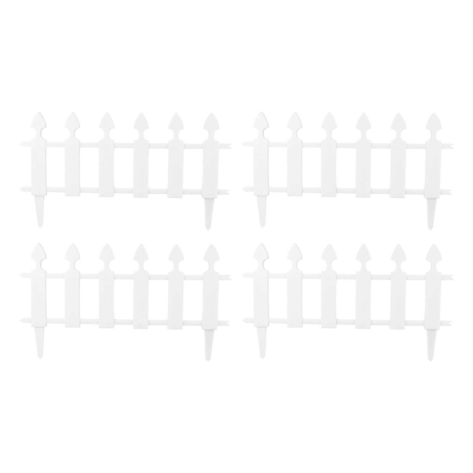 NUOLUX 4 Pcs European Style Garden Fence Outdoor Fence Adornment DIY