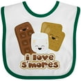 thumbnail image 3 of Inktastic I Love S'Mores Boys or Girls Baby Bib, 3 of 4