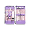 thumbnail image 1 of 12 Pcs Nail Clipper Travel Set Stainless Steel Nail Manicure Kit Nail Scissors Grooming Kit with Storage Case, 1 of 5