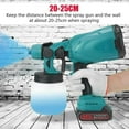 thumbnail image 1 of For Makita 18V Cordless Paint Spray System Electric Paint Spray Gun Spray Gun, 1 of 5