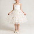 thumbnail image 2 of Pounoo Womens Sundresses Halter Neck Rose Decor Tulle Skirt Lightweight Sweet Style (For Small Wearers) Gift, 2 of 7
