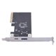 thumbnail image 4 of PCIE USB 3.2 GEN2 10G + Type C 10G Adapter PCI Express X4 Expansion Card Riser ASM1142 Chip Controller for Desktop, 4 of 5
