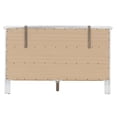 thumbnail image 3 of Passion Furniture PF-G1339-D 36 x 16 x 59 in. Primo 6 Drawer White Dresser, 3 of 3
