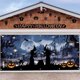 thumbnail image 5 of Decoraciones grandes para puerta de garaje de Halloween: 400 x 180 cm o 488 x 213 cm Fondo colgante de brujas aterradoras para fiesta navideña JASKFLY, 5 of 7