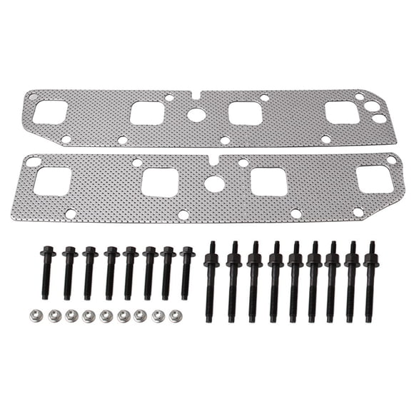 Kenally Kit de reparación de colector resistente al desgaste de junta de escape, juego completo profesional, mano de obra fina, pernos de cabezal de Vehículos, repuestos y accesorios Mis Kenally VI014348-00B