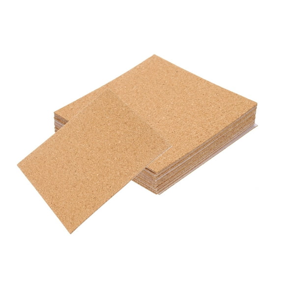 20pcs Cork Coasters for Drink, 4 Inch Square Drink Coaster Absorbent Coffee Coaster