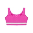 thumbnail image 5 of Lejafay Kids Girls Camisole Sport Bras Crop Top Sleeveless Gymnastics Dance Yoga T-Shirt Activewear Hot Pink 8, 5 of 6
