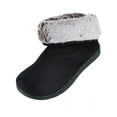 thumbnail image 2 of Isotoner  Recycled Microsuede and Faux Fur Boot Slipper (Women), 2 of 5
