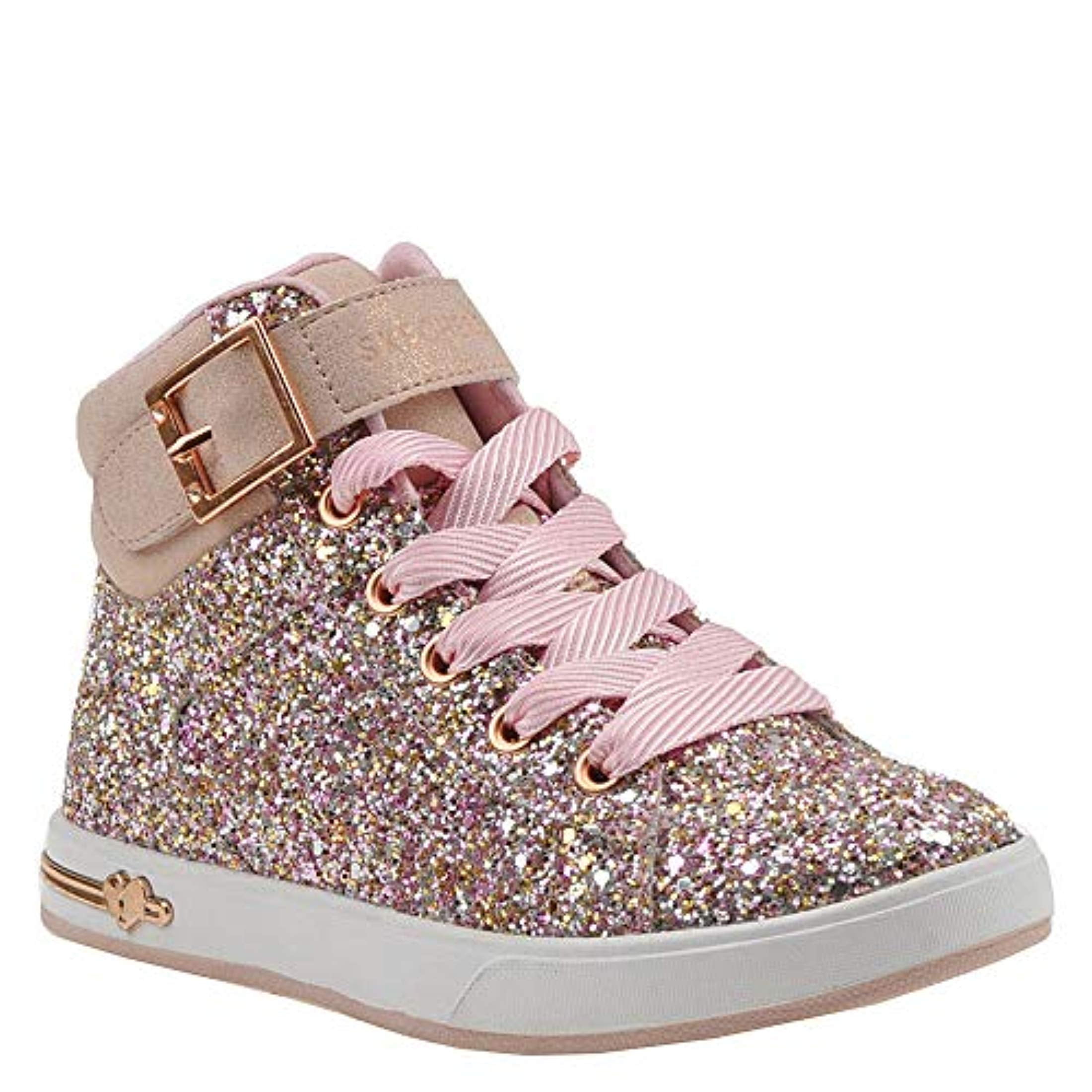skechers rose gold high tops